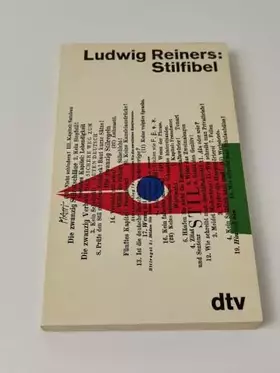 Couverture du produit · Stilfibel. Der sichere Weg zum guten Deutsch.