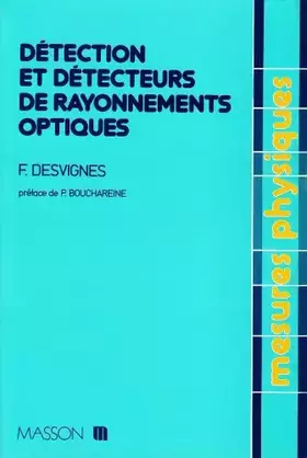 Couverture du produit · Détection et détecteurs de rayonnement optiques