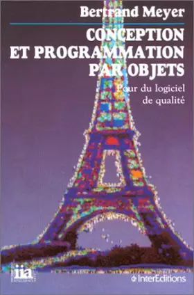 Couverture du produit · CONCEPTION ET PROGRAMMATION PAR OBJETS. Pour du logiciel de qualité