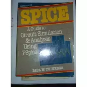 Couverture du produit · SPICE: A Guide to Circuit Simulation and Analysis Using PSpice