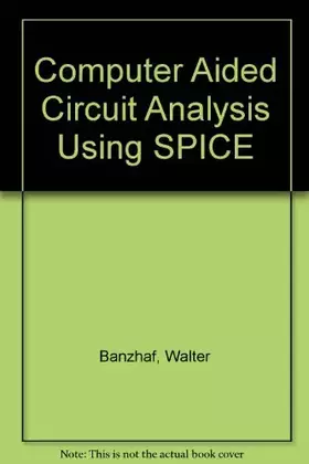 Couverture du produit · Computer Aided Circuit Analysis Using SPICE