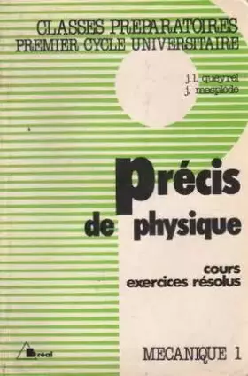 Couverture du produit · Mécanique, tome 1