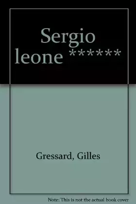Couverture du produit · Sergio leone