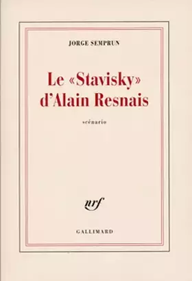 Couverture du produit · Le "Stavisky" d'Alain Resnais