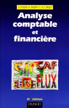Couverture du produit · Analyse comptable et financière, 8e édition