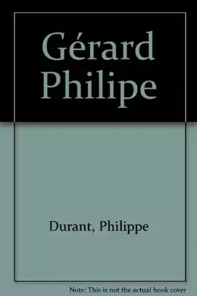 Couverture du produit · Gérard Philipe