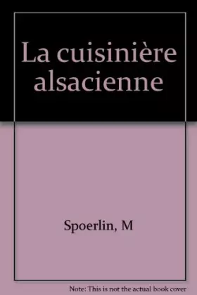 Couverture du produit · La cuisinière alsacienne