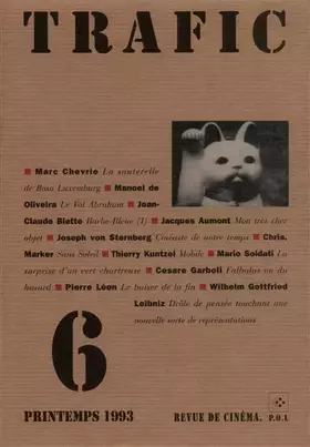 Couverture du produit · Trafic numéro 6 : Printemps 1993