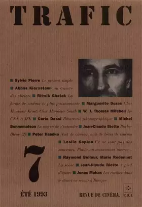 Couverture du produit · Trafic numéro 7 : Eté 1993