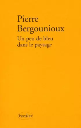 Couverture du produit · Un peu de bleu dans le paysage