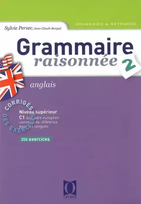 Couverture du produit · Grammaire raisonnées, numéro 2 : Anglais, corrigés des exercices