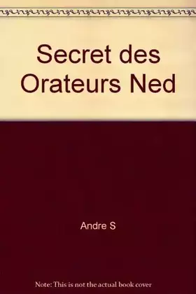 Couverture du produit · Secret des orateurs
