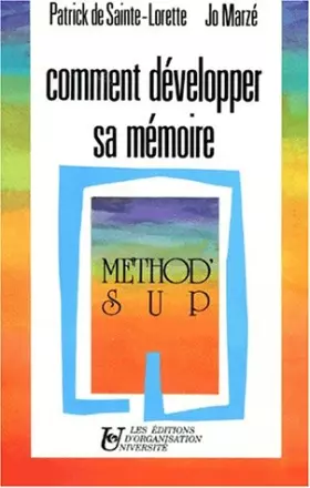 Couverture du produit · Comment développer sa mémoire