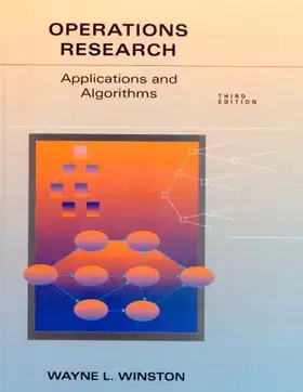 Couverture du produit · Operations Research: Applications and Algorithms