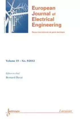 Couverture du produit · L'éco-conception en génie électrique (European Journal of Electrical Engineering Volume 15 N° 5/Septembre-Octobre 2012): Europe
