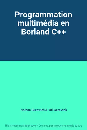 Couverture du produit · Programmation multimédia en Borland C++