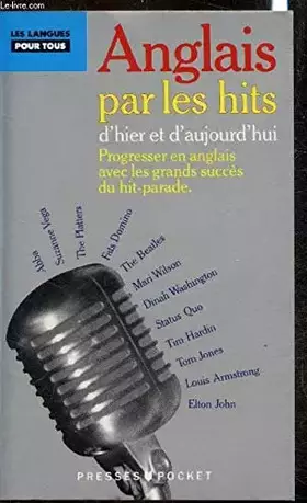 Couverture du produit · L'anglais par les hits d'hier et d'aujourd'hui