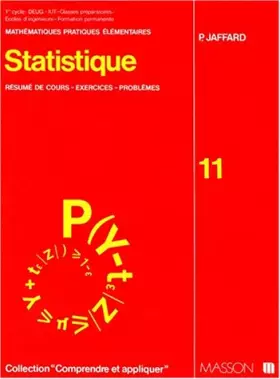 Couverture du produit · STATISTIQUE. Résumé de cours, exercices, problèmes