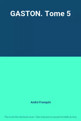 Couverture du produit · GASTON. Tome 5