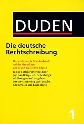 Couverture du produit · Duden: Die Deutsche Rechtschreibung