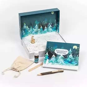 Couverture du produit · Schnauzberts Winterreise – Adventskalender für Menschen mit Hund – Erlebnisbox mit Buch, Bio-Duftöl, Spielbrett und weiterem Zu