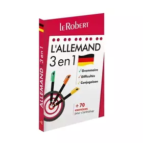 Couverture du produit · L'allemand 3 en 1 : grammaire, difficultés, conjugaison
