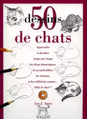 Couverture du produit · 50 dessins de chats