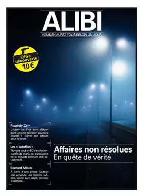 Couverture du produit · Les affaires non résolues