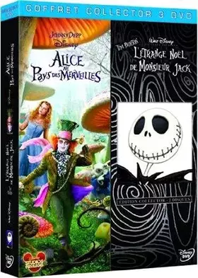 Couverture du produit · Alice au pays des merveilles + L'étrange noël de mr. Jack - coffret 3 DVD