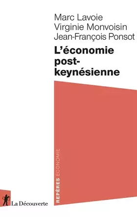 Couverture du produit · L'économie post-keynésienne