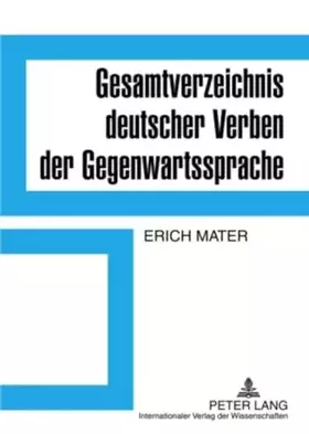 Couverture du produit · Gesamtverzeichnis deutscher Verben der Gegenwartssprache