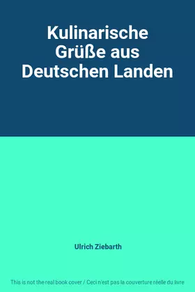 Couverture du produit · Kulinarische Grüße aus Deutschen Landen