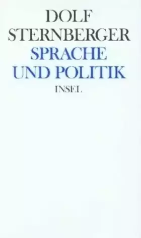 Couverture du produit · Schriften, Bd.11, Sprache und Politik: XI: Sprache und Politik