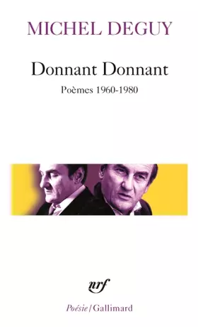 Couverture du produit · Donnant Donnant : Poèmes 1960-1970