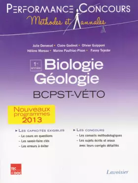 Couverture du produit · Biologie-géologie 1re année BCPST-Véto