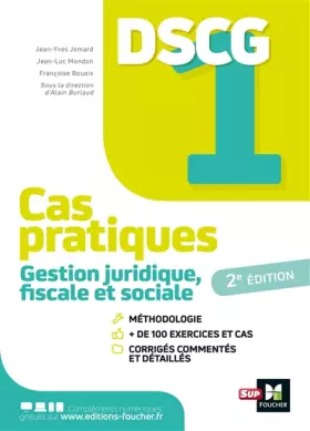 Couverture du produit · DSCG 1 - Gestion juridique fiscale et sociale - Cas pratiques