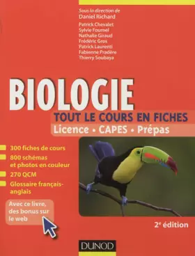 Couverture du produit · Biologie Licence CAPES Prépas : Tout le cours en fiches