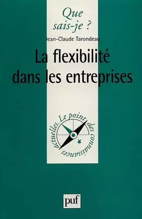 Couverture du produit · La flexibilité dans les entreprises
