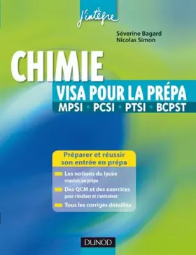 Couverture du produit · Chimie visa pour la prépa MPSI, PCSI, PTSI, BCPST: Préparer et réussir son entrée en prépa