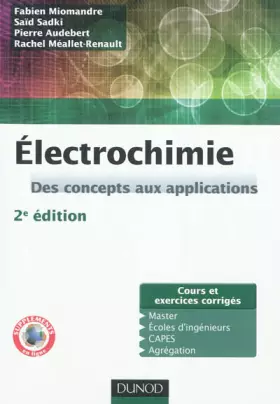 Couverture du produit · Électrochimie - 2e édition - Des concepts aux applications