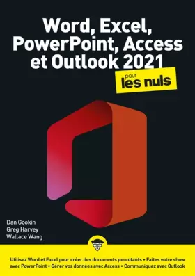 Couverture du produit · Word, Excel, PowerPoint, Access et Outlook 2021 pour les Nuls, mégapoche