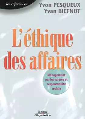 Couverture du produit · L'Ethique des affaires