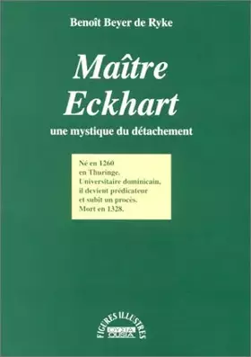 Couverture du produit · Maître Eckhart : Une mystique du détachement