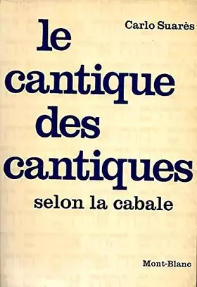 Couverture du produit · Le Cantique des Cantiques selon la cabale