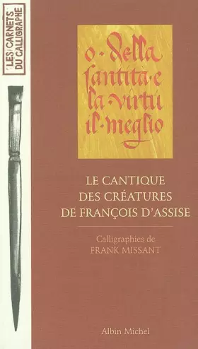 Couverture du produit · Le Cantique des créatures de François d'Assise