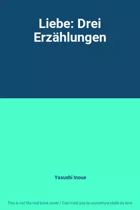 Couverture du produit · Liebe: Drei Erzählungen