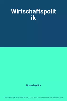 Couverture du produit · Wirtschaftspolitik