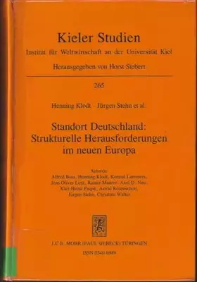 Couverture du produit · Standort Deutschland: Strukturelle Herausforderungen im neuen Europa