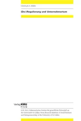 Couverture du produit · (De-)Regulierung und Unternehmertum