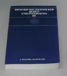 Couverture du produit · Richard von Weizsäcker - Reden und Interviews 8